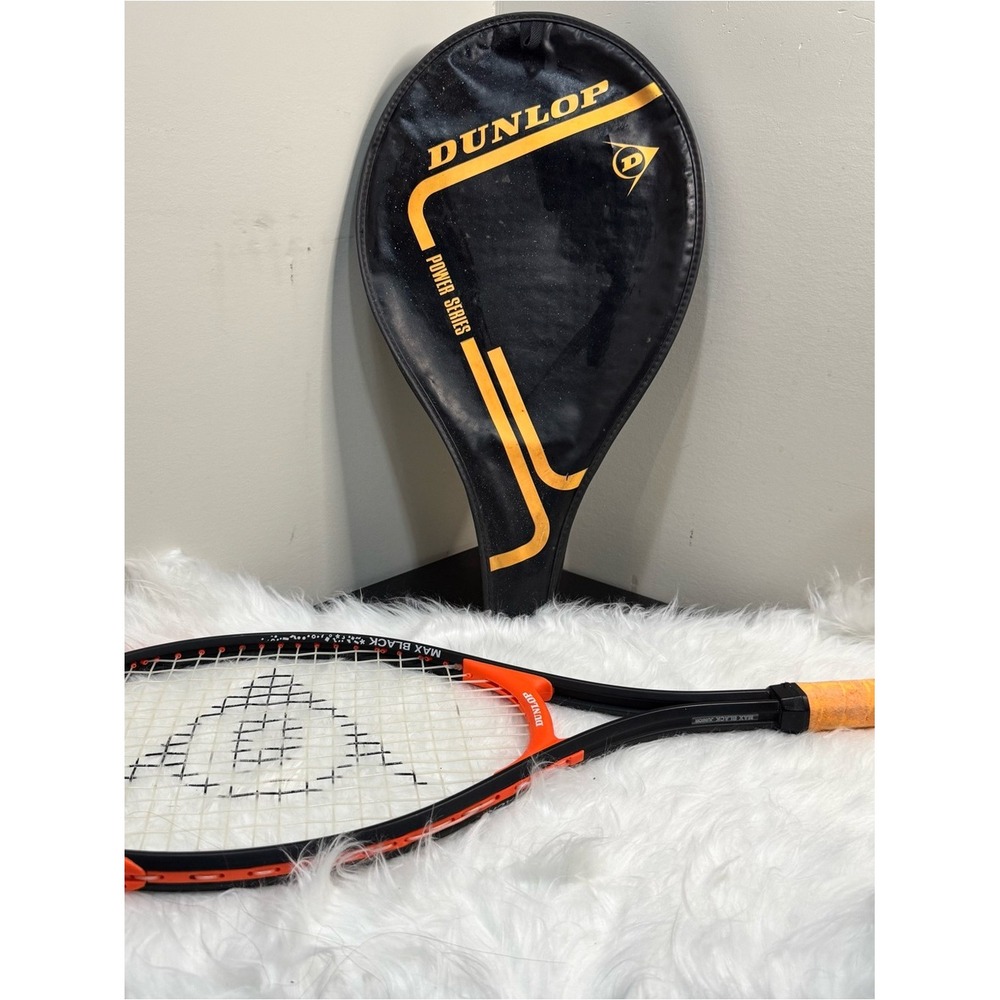 Dunlop Black Max Black Tennis Racquet with Cover